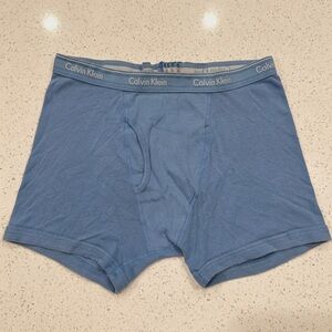 Calvin Klein Men's Medium light Blue Cotton Stretch Boxer Briefs